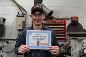 François Binette, mécanicien chez Bélanger Laminés inc. à Boucherville, 2013
